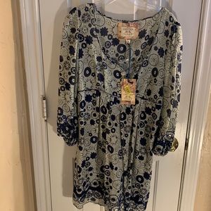 Boutique Bohemian Chelsea and Violet Dress. Never worn. Tags still on.